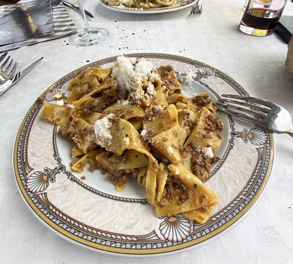 Tagliatelle al cinghiale